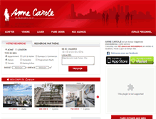 Tablet Screenshot of annecarole.com